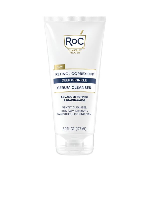RoC Retinol Correxion Anti Aging Deep Wrinkle Serum Cleanser, 6 oz - Walmart.com