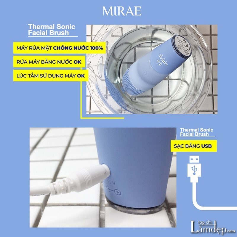 Công nghệ và tính năng vượt trội của máy rửa mặt của Mirae